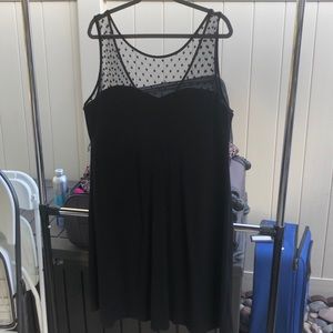 Used cocteles black little dress torrid size 24
